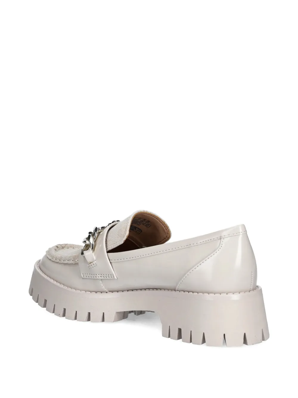 GUESS USA Almer loafers met kettingdetail Beige