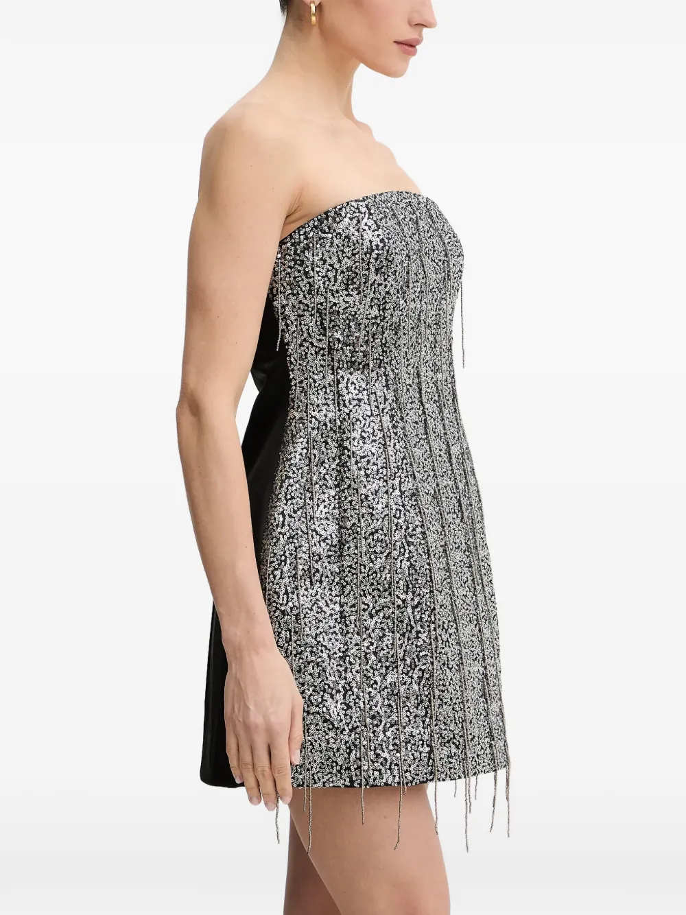 Bardot Mini-jurk Zwart