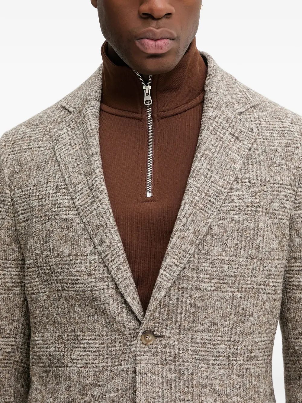 Gant Geruite blazer Beige