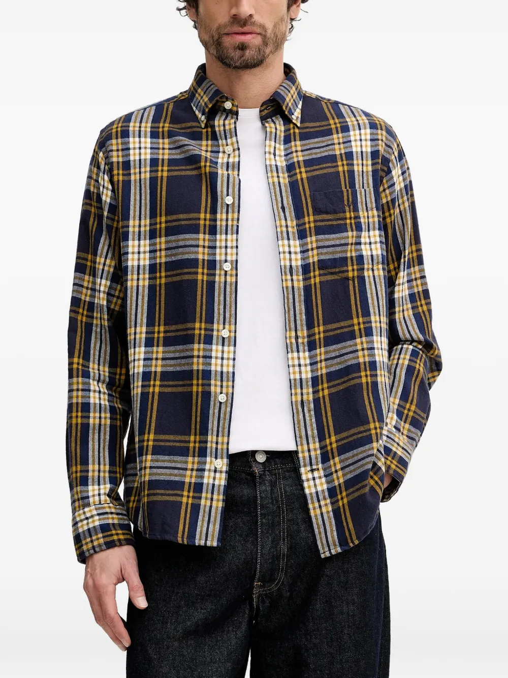 Gant Camicia Windblown a quadri - Blu