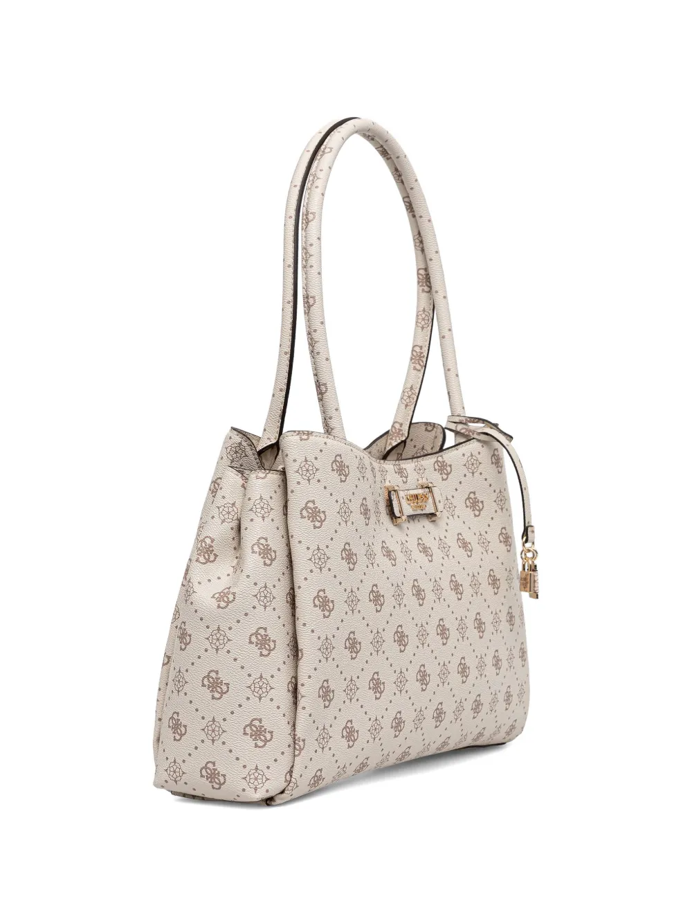 Logo-Charm Tote Bag