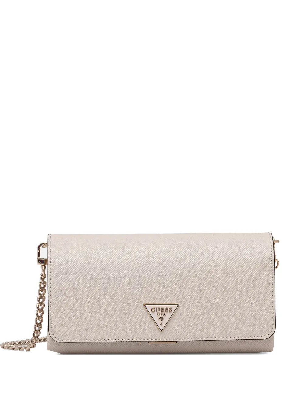 GUESS USA Noelle triangle-logo crossbody bag - Toni neutri