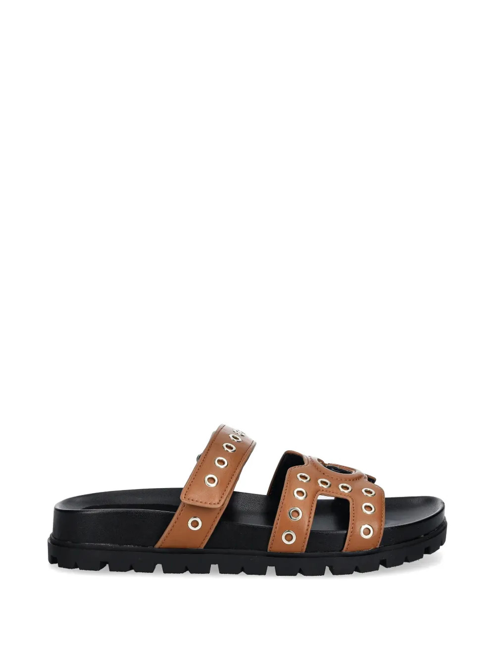 GUESS USA Sandali con logo - Marrone