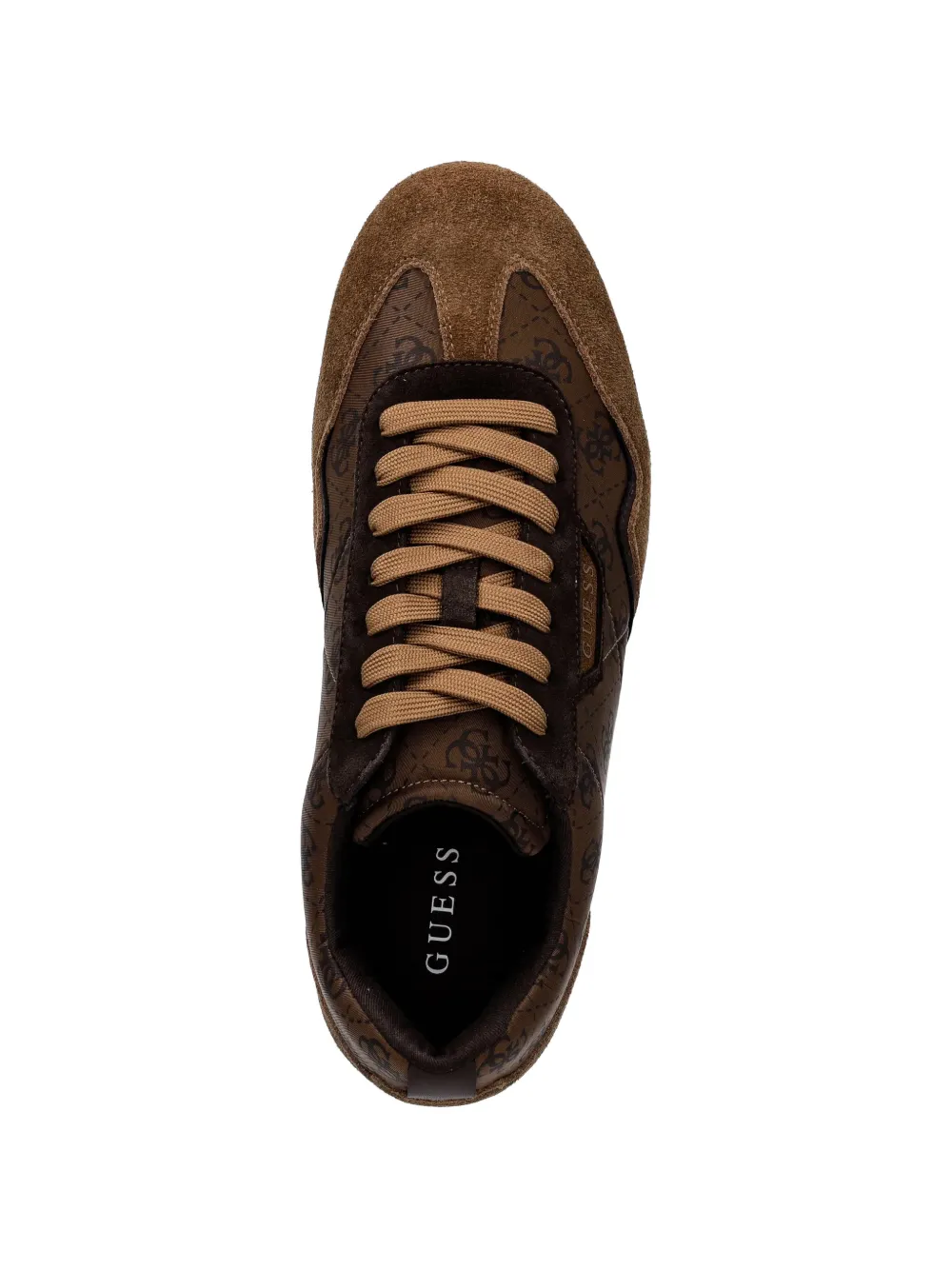 GUESS USA Sneakers met monogram Bruin