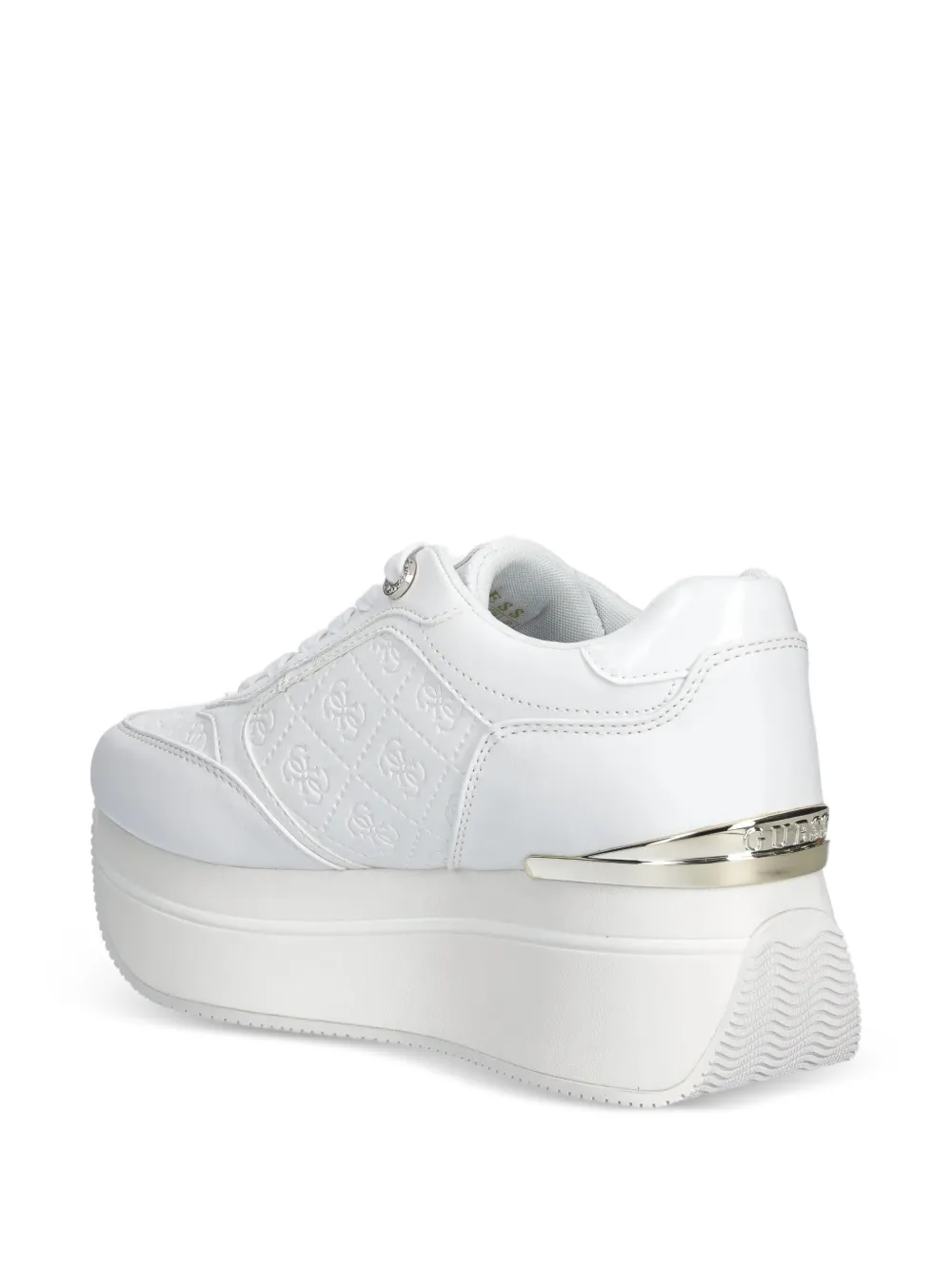 GUESS USA Camrio 4G sneakers met plateauzool en logo Wit