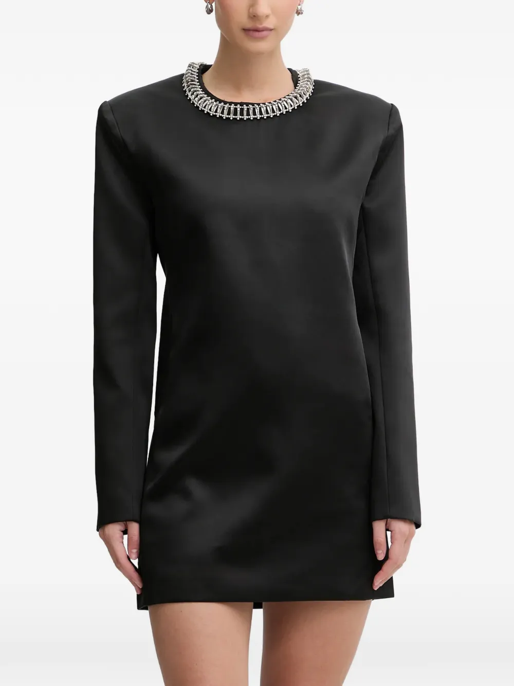 Bardot embellished mini dress - Nero
