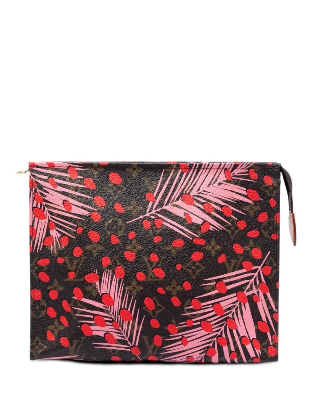 Louis Vuitton Pre-Owned 2016 Monogram Jungle Dots Toiletry Pouch 26 clutch bag - Marrone
