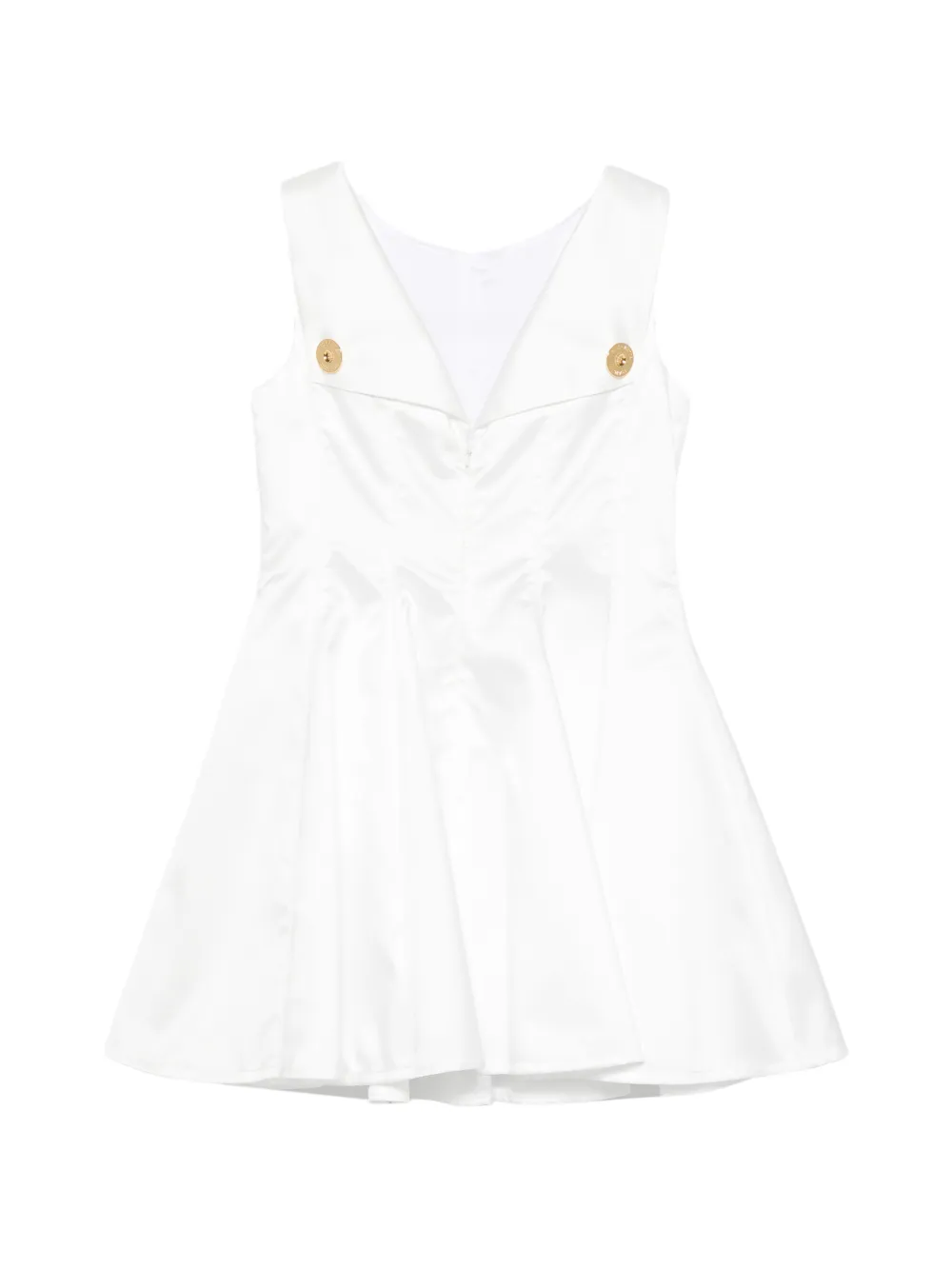 Button Sleeveless Dress