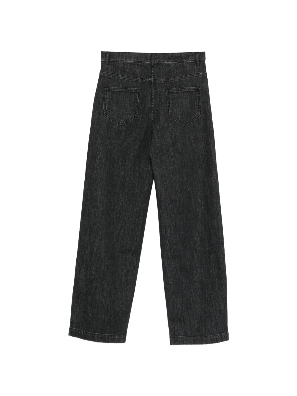 Pinko Kids Jeans verfraaid met ringlets Zwart