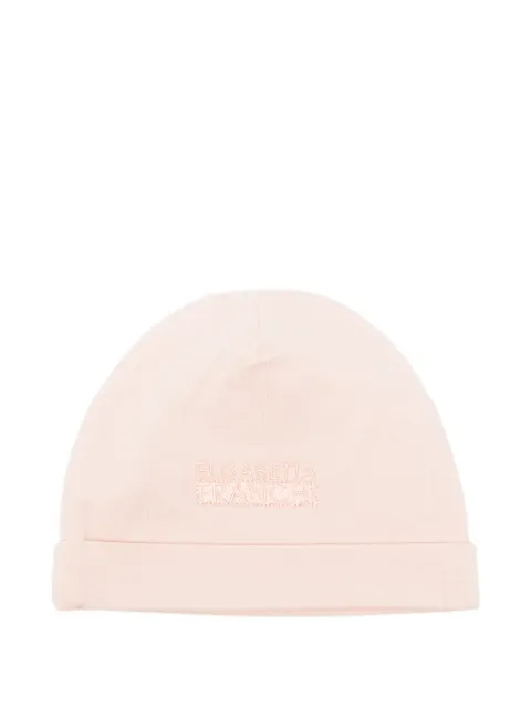 Elisabetta Franchi Kids sombrero con logo bordado