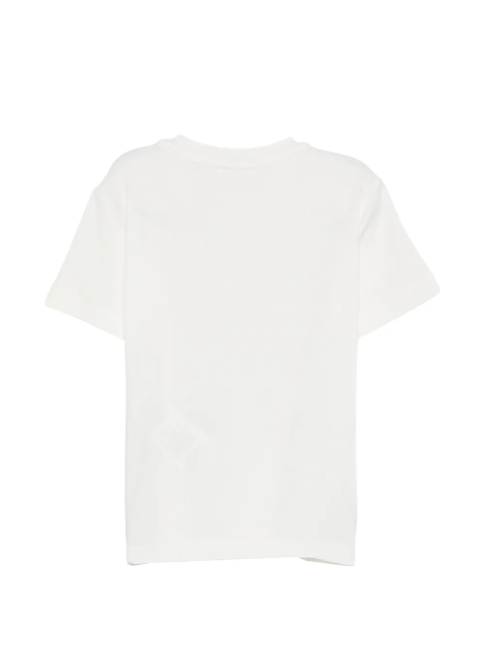 Elisabetta Franchi Kids T-shirt met geborduurd logo Wit