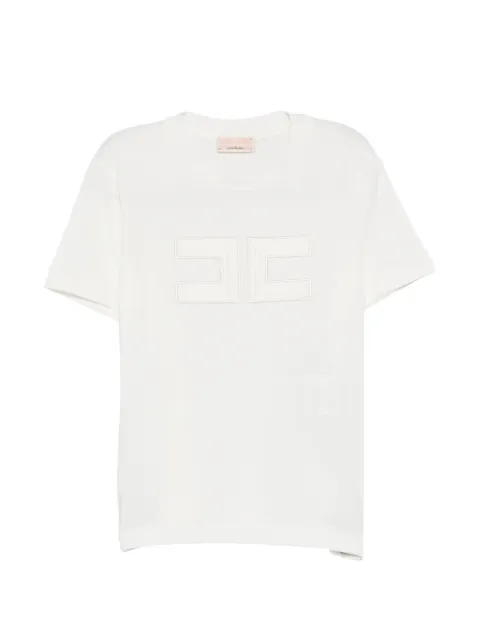 Elisabetta Franchi Kids logo-embroidered T-shirt