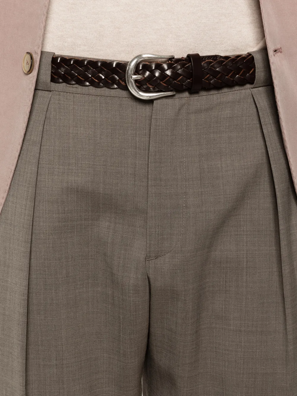 Briglia 1949 Portobello geplooide broek Bruin