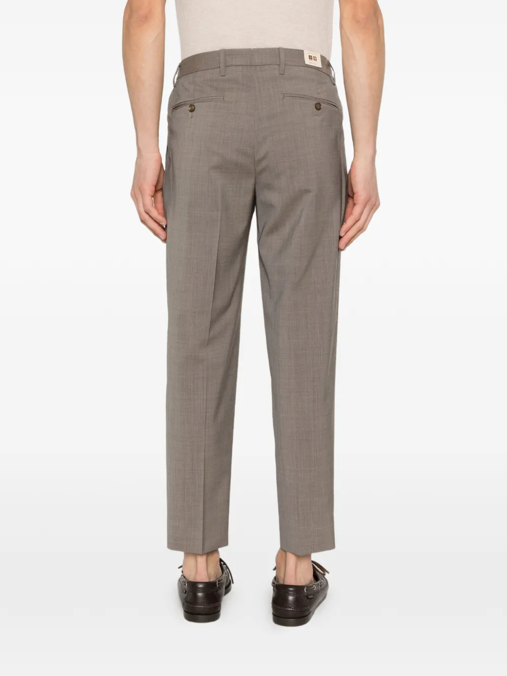 Briglia 1949 Portobello geplooide broek Bruin