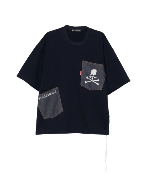 Mastermind Japan logo-appliqué T-shirt