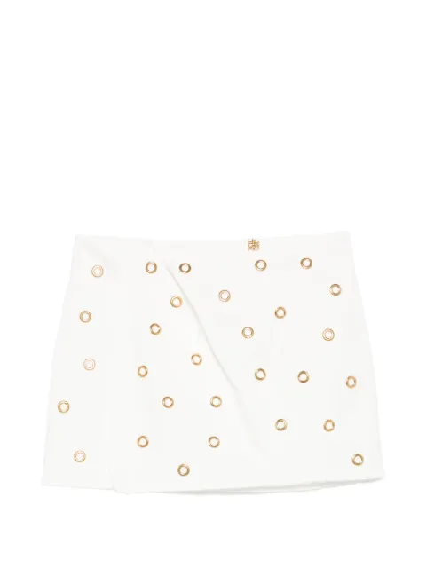 Pinko Kids eyelet-embellishment skirt