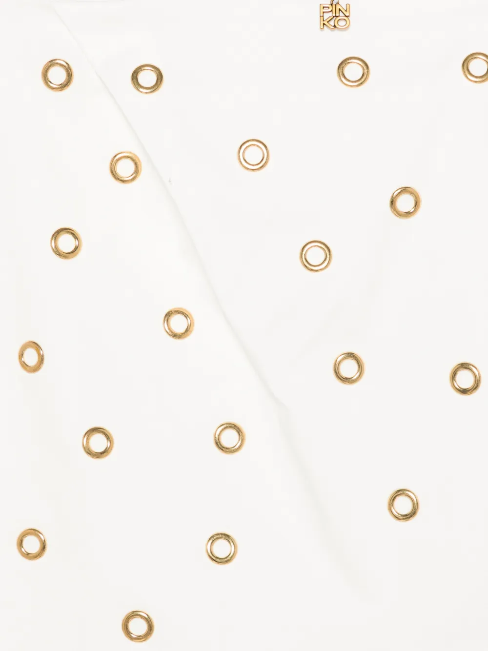  Pinko Kids Eyelet-embellishment Skirt - White 