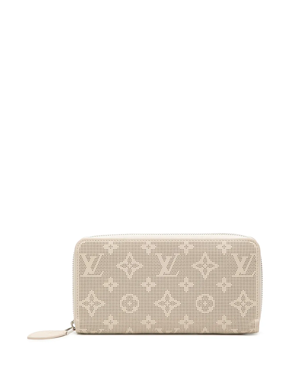 Louis Vuitton Pre-Owned 2021-2025 Monogram Mahina Reverse Zippy Wallet long wallets - Marrone