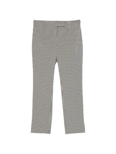 Incotex gingham-pattern trousers