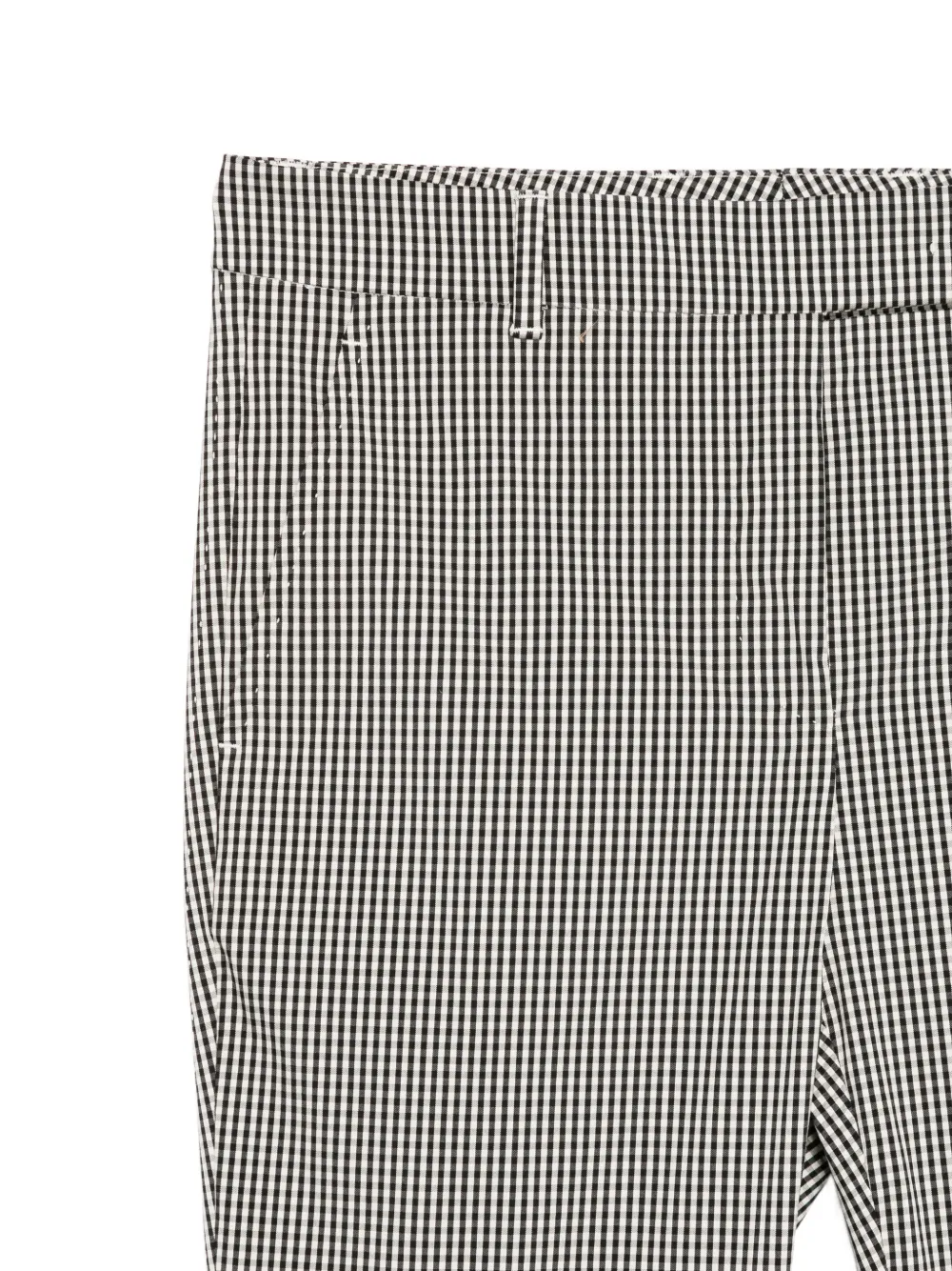 Incotex Broek met gingham-ruit Zwart