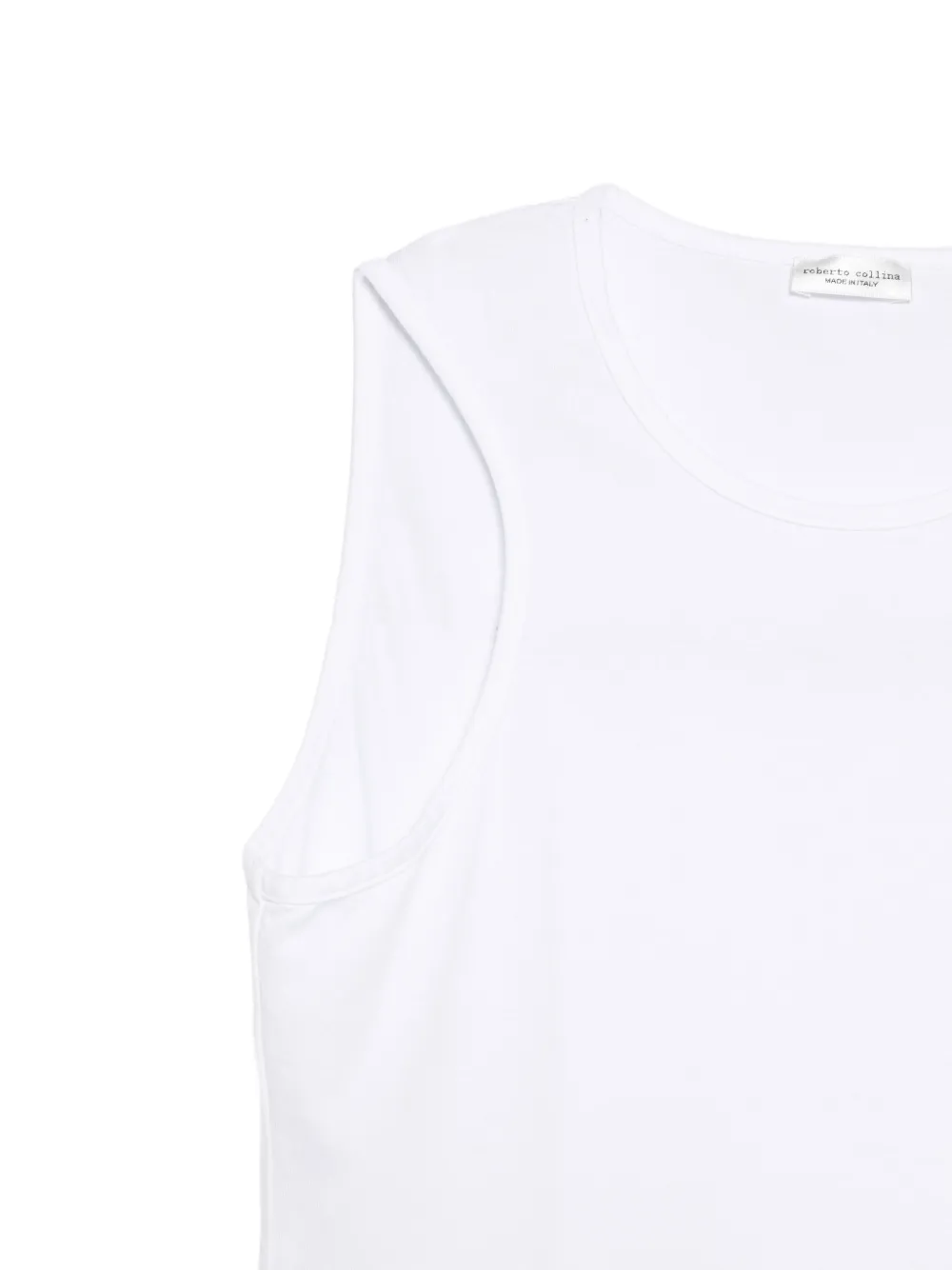  Roberto Collina Sleeveless Top - White 