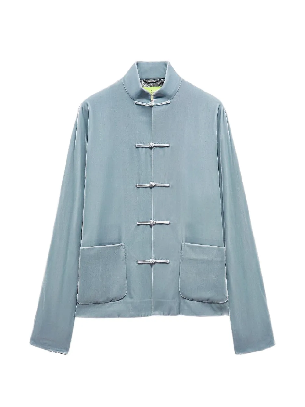 Shanghai Tang Tang denim pocket jacket - Blu