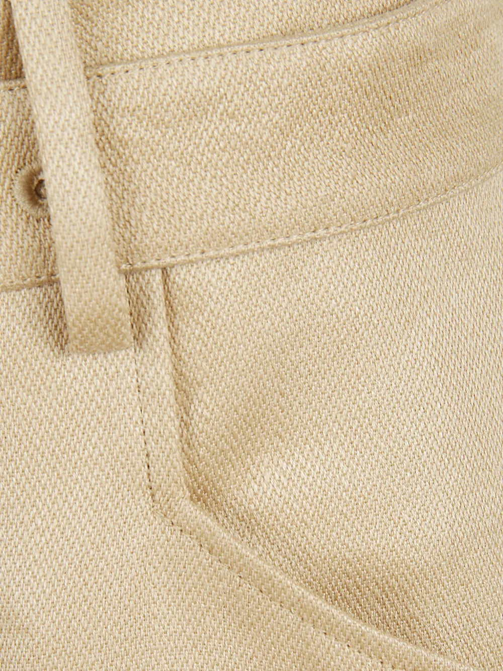 Gabriela Hearst Broek met ceintuur Beige
