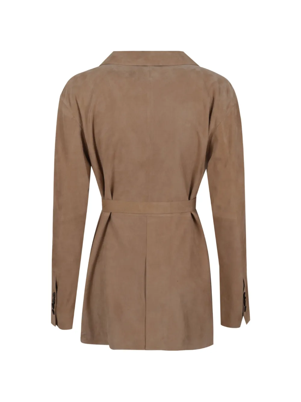  Desa 1972 Belted Suede Jacket - Neutrals 
