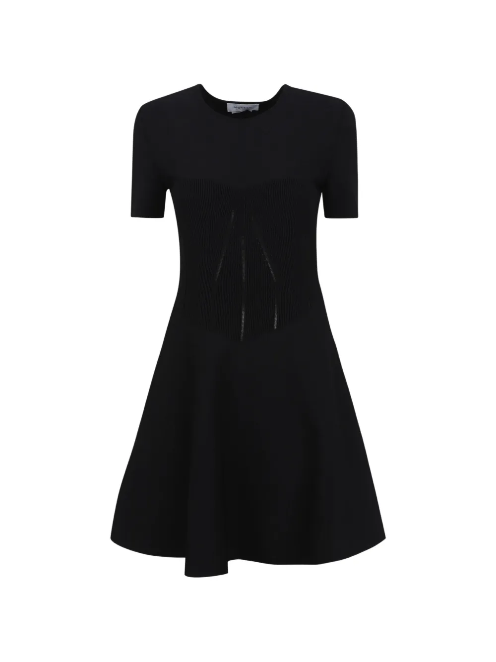 Alexander McQueen ribbed dress - Nero