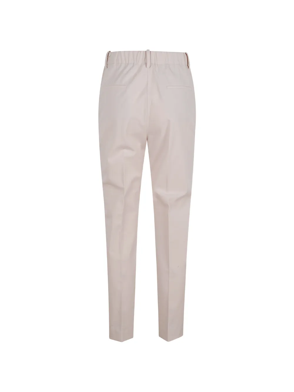 Incotex Pantalon met plooien elastische taille Beige