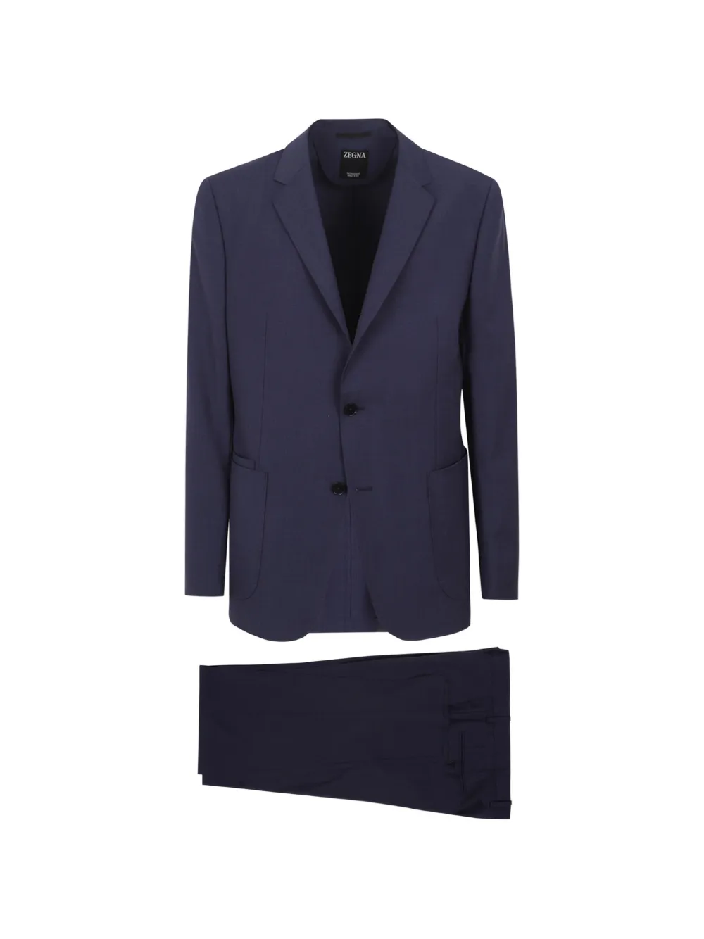 Zegna single-breasted suit - Blu