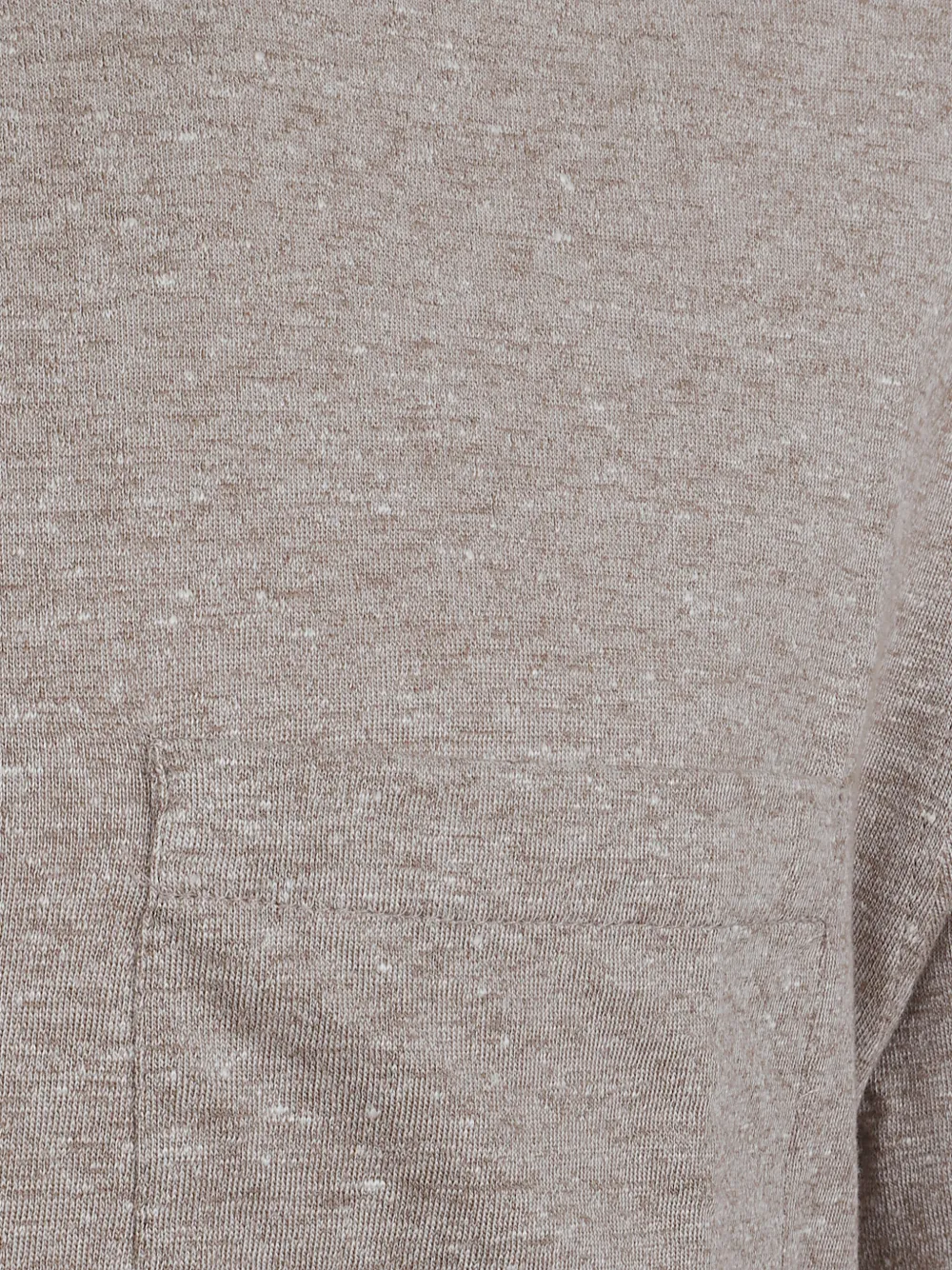 Brunello Cucinelli T-shirt met zakdetail Beige