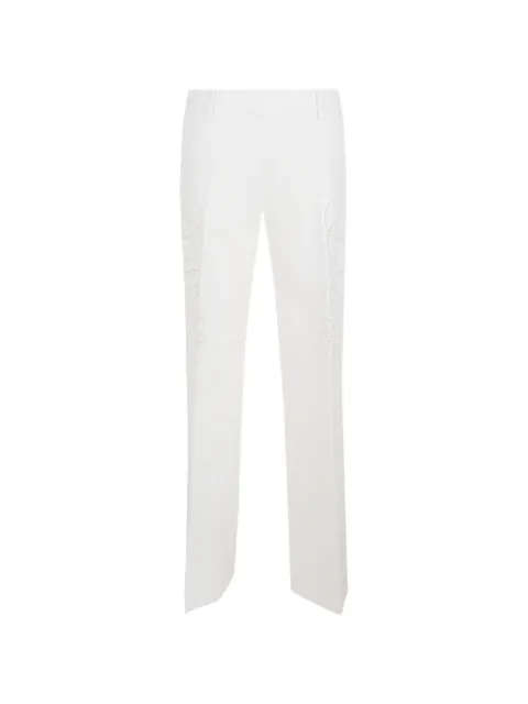 Ermanno Scervino floral-appliqué trousers