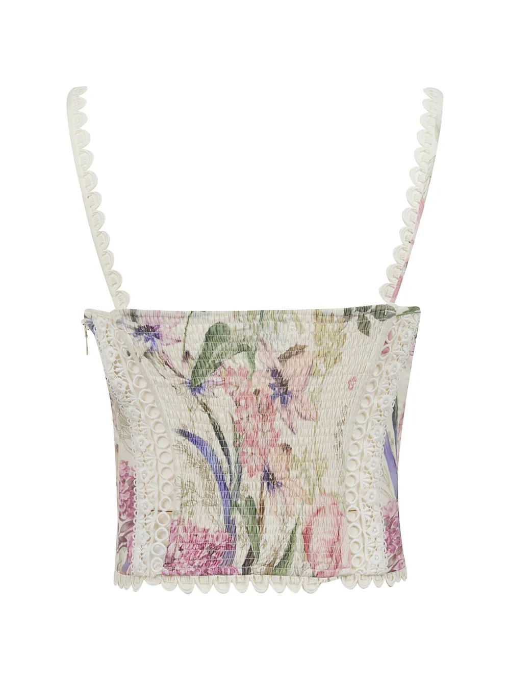Charo Ruiz Ibiza floral lace top - Toni neutri