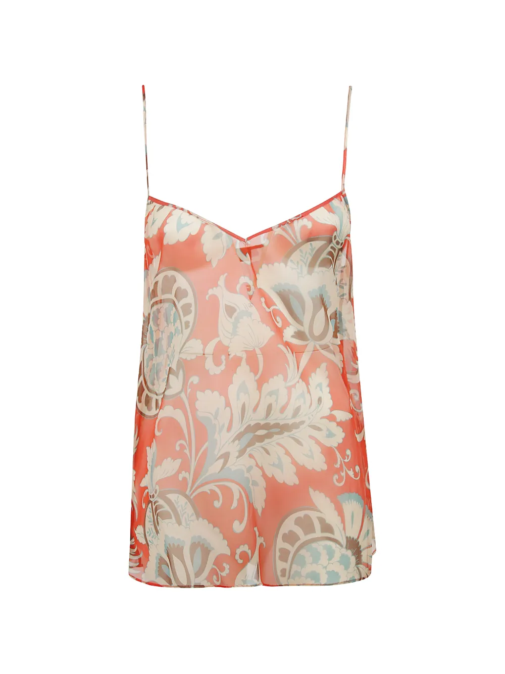 ETRO floral top - Arancione