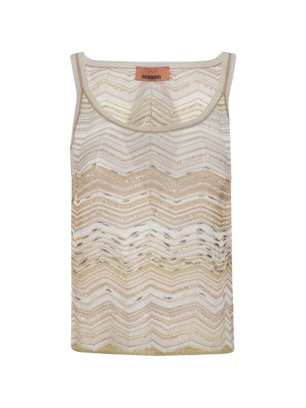 Missoni zigzag tank top - Toni neutri
