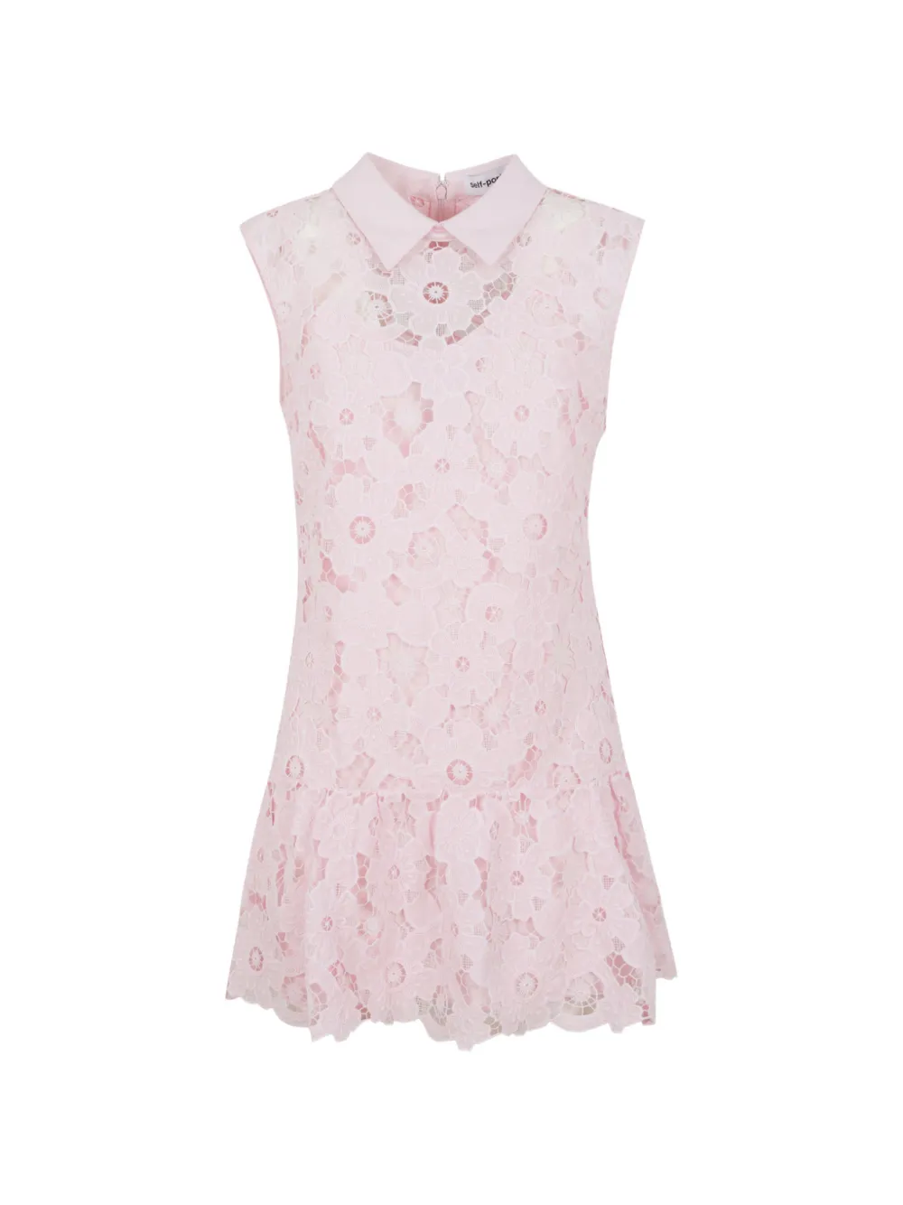 Self-Portrait lace mini dress - Rosa