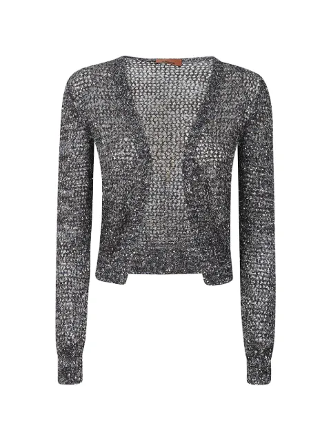 Missoni — sequin-embellished open-knit cardigan