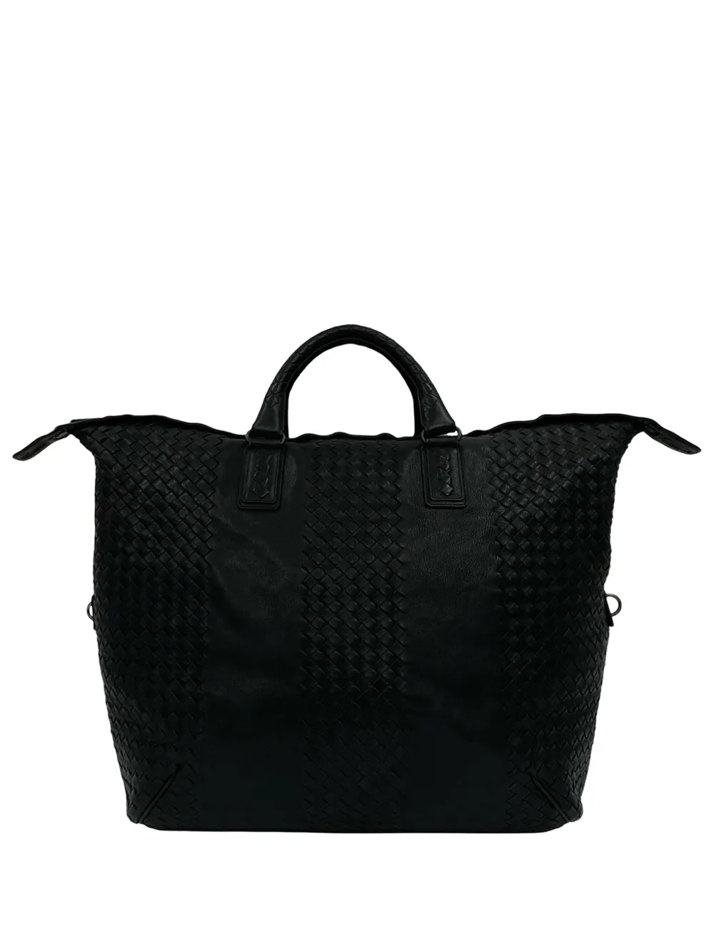 Bottega Veneta Pre-Owned 2012-2025 Intrecciato Trimmed Nappa travel bag - Nero