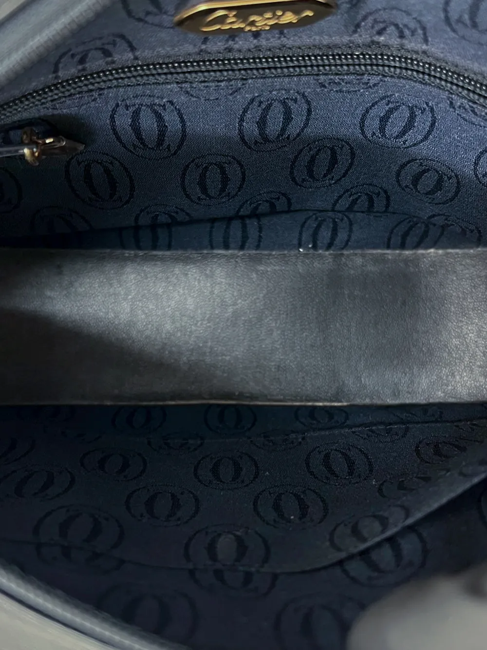 1990-2025 Leather Sapphire crossbody bag