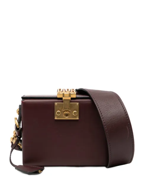 Christian Dior Pre-Owned 2017 Lambskin Dioraddict Lockbox crossbody bag