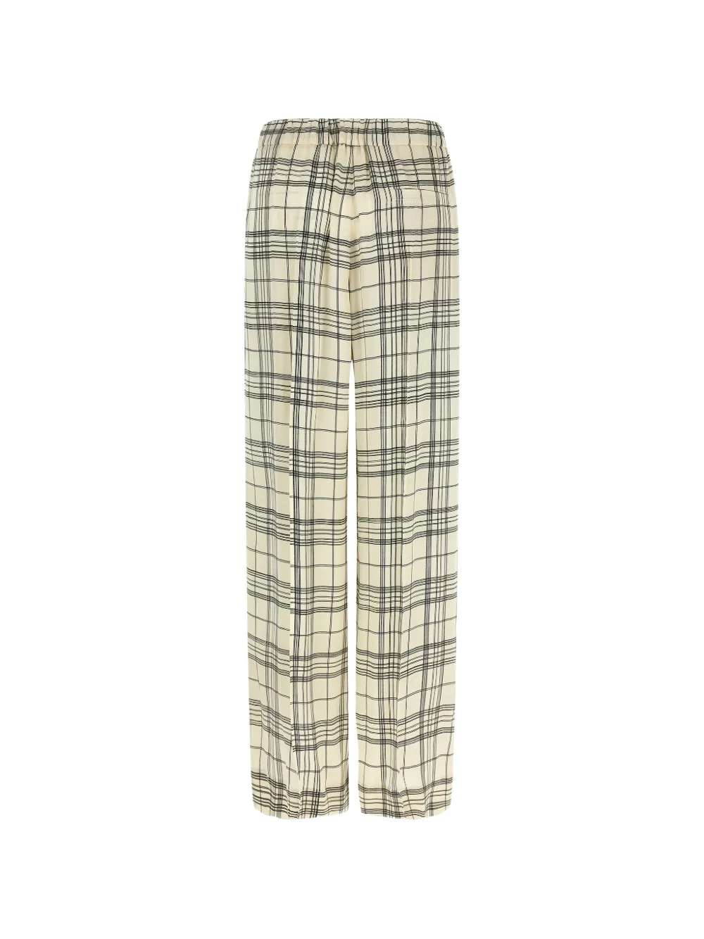  Jil Sander Checked Elasticated Trousers - Neutrals 
