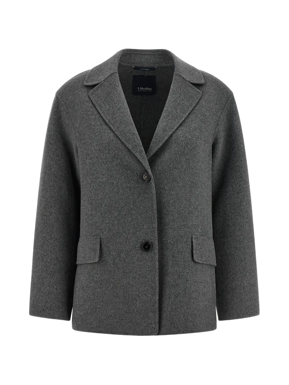 Max Mara SmmElfi button single-breasted blazer - Grau