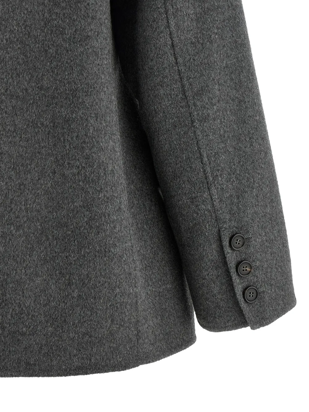 Max Mara SmmElfi blazer met enkele rij knopen en rits Grijs