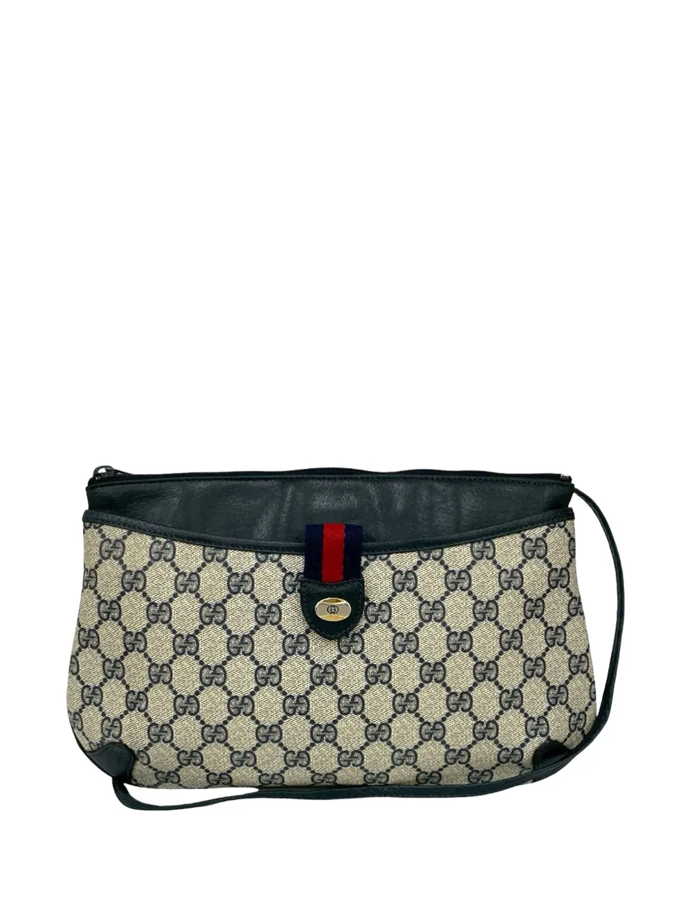 Gucci Pre-Owned 20th Century GG Supreme Web crossbody bag - Marrone