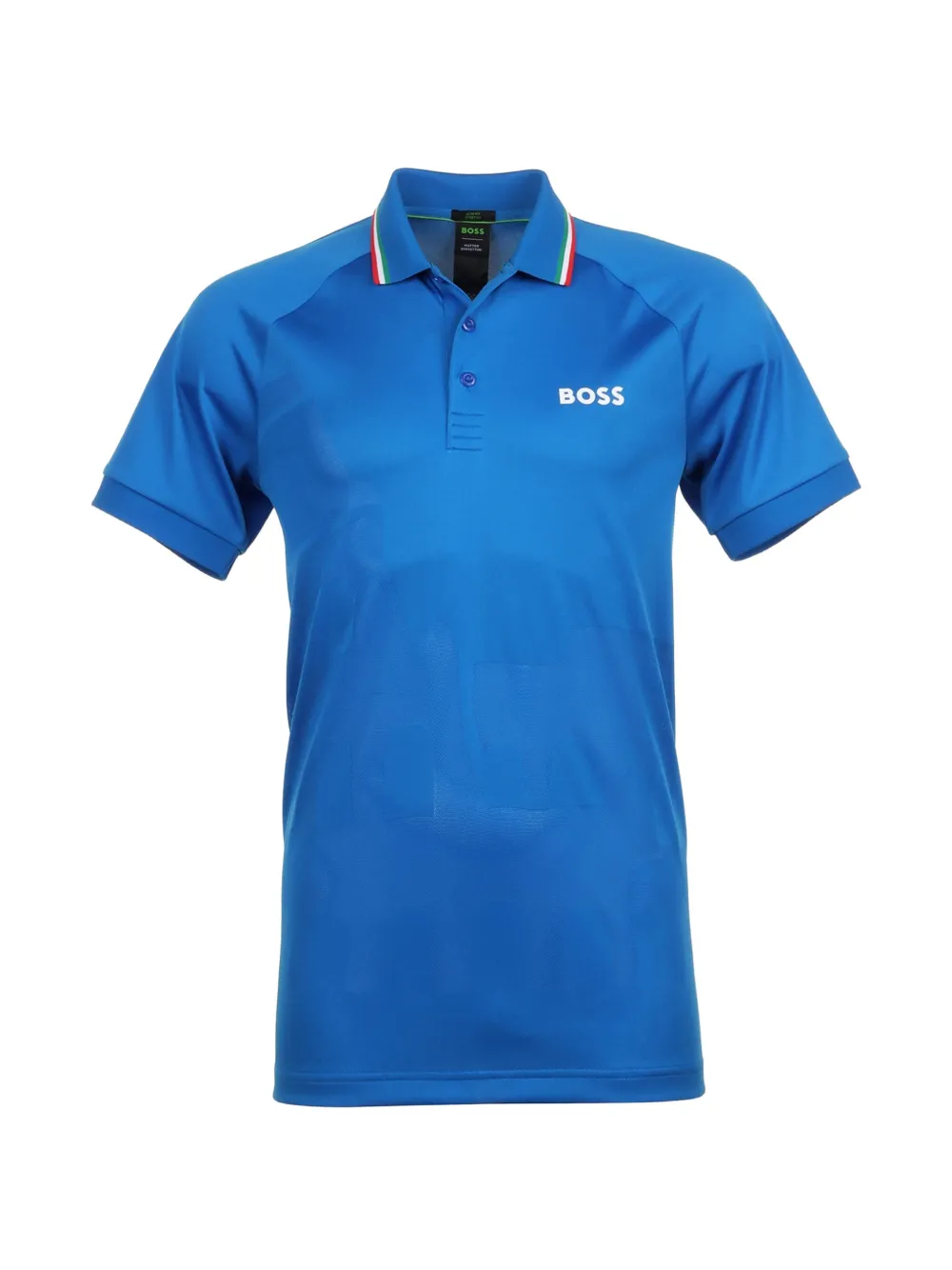 Hugo Boss Logo-detail Polo Shirt In Blue