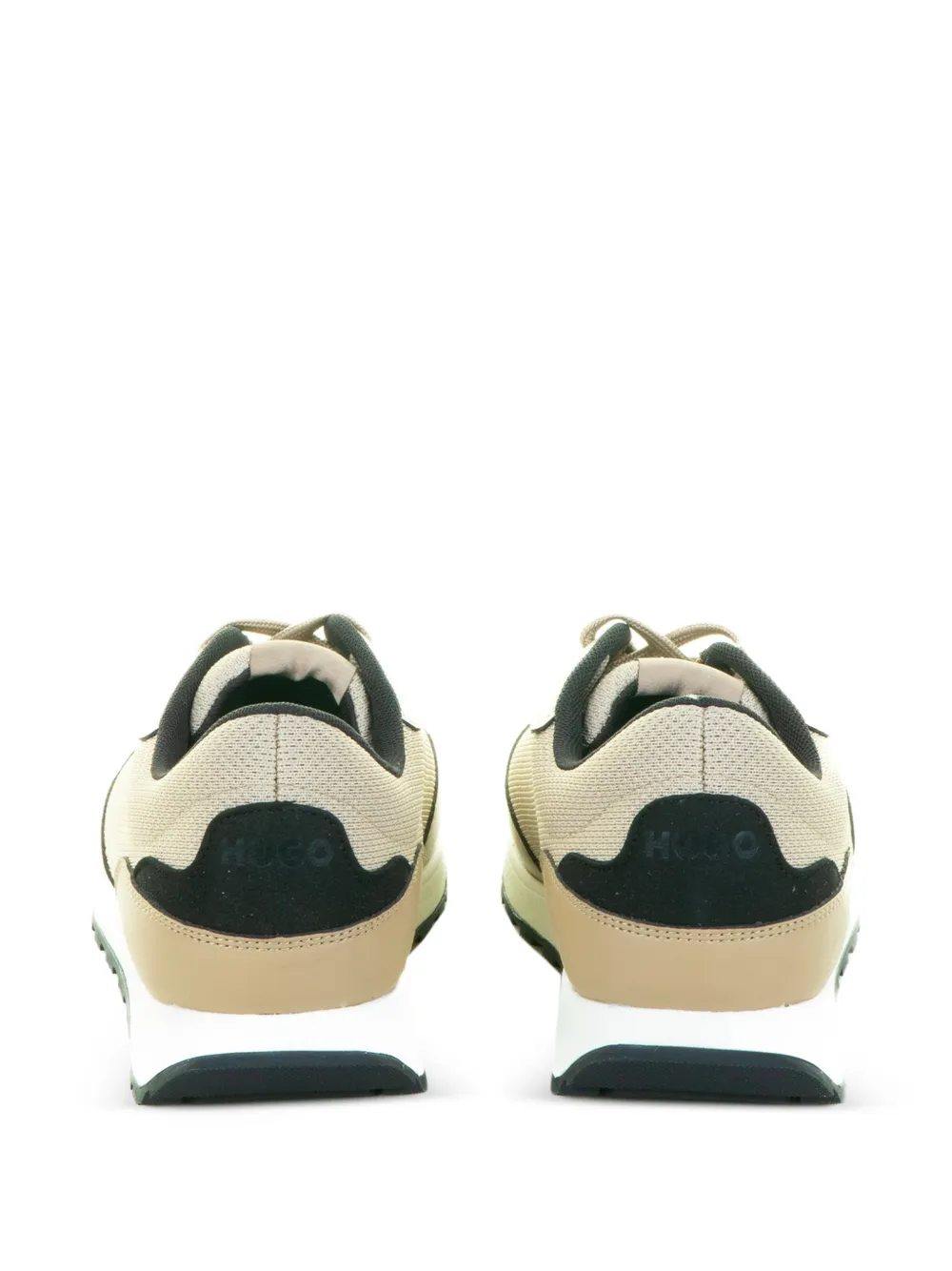 BOSS Sneakers met logo Beige