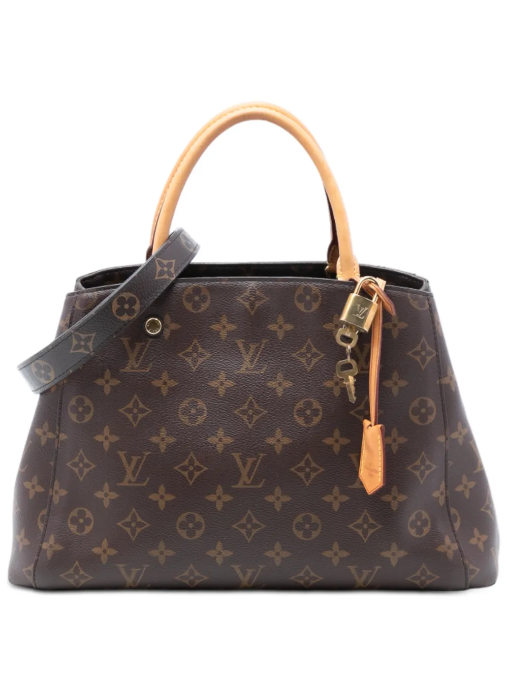 Louis Vuitton Pre-Owned 2017 Monogram Montaigne MM satchel - Marrone