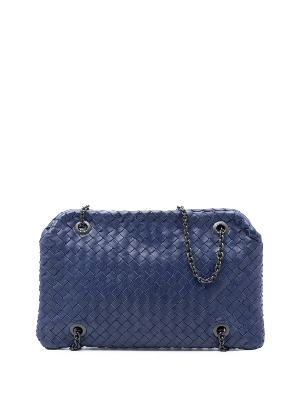 Bottega Veneta Pre-Owned 2012-2025 Nappa Intrecciato Duo shoulder bag - Blu