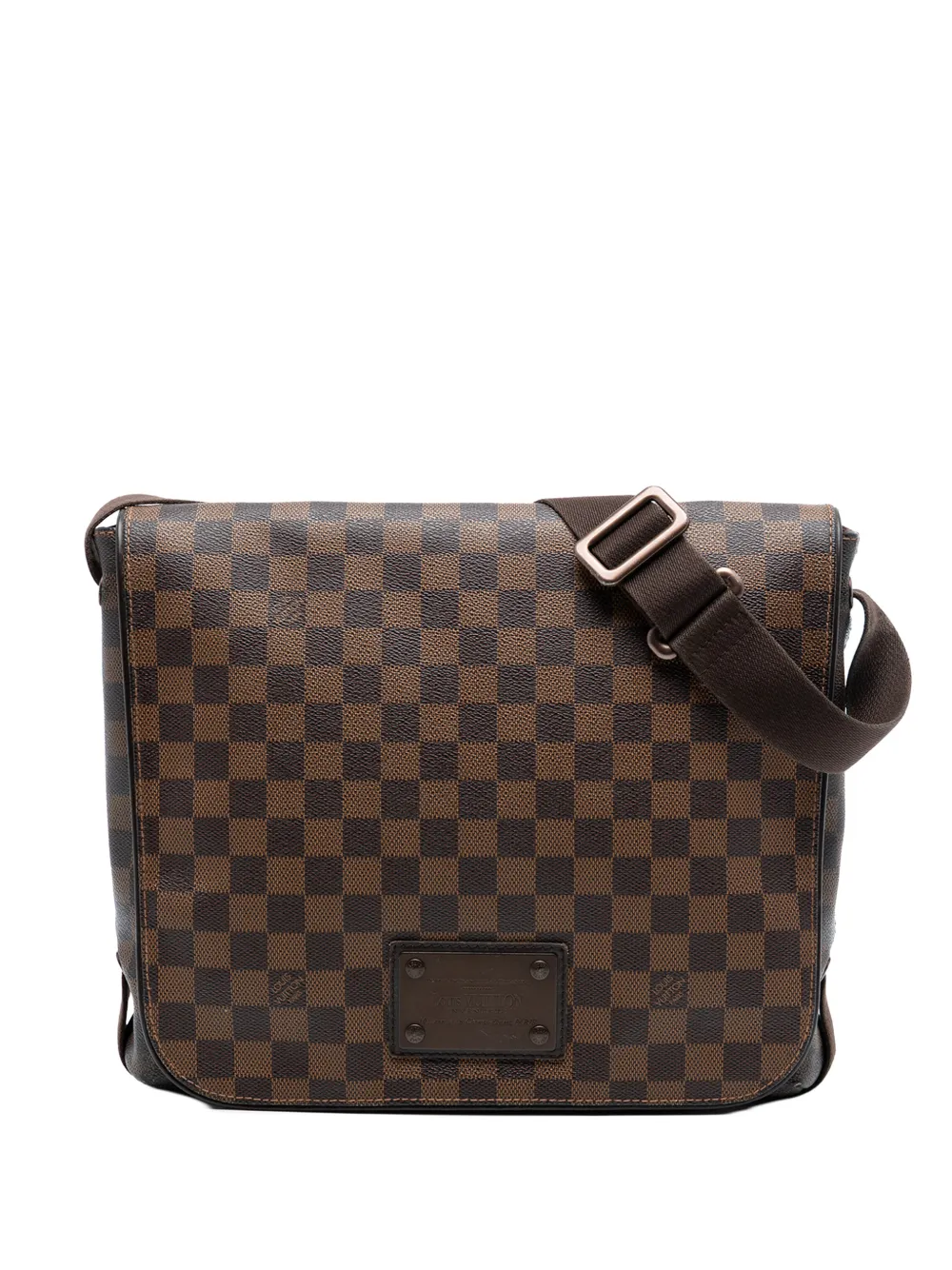 Louis Vuitton Pre-Owned 2011 Damier Ebene Brooklyn MM crossbody bag - Marrone